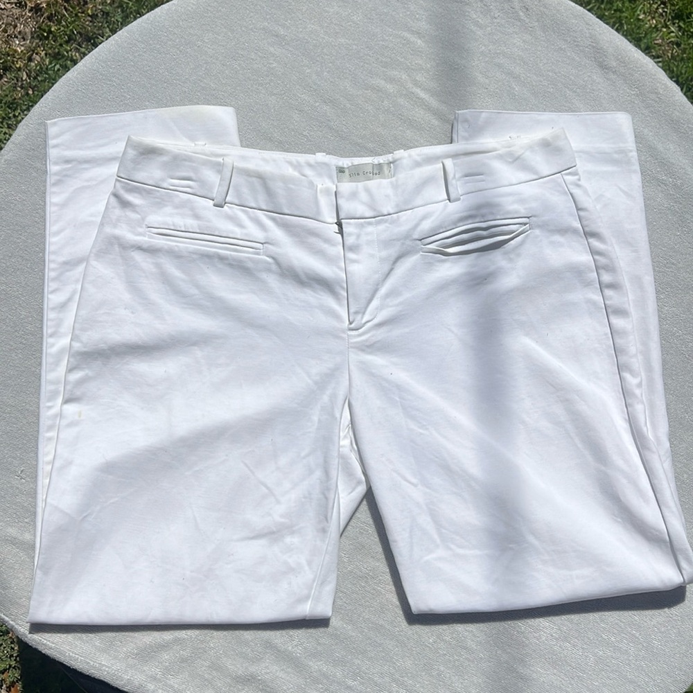 Gap slim cropped trousers